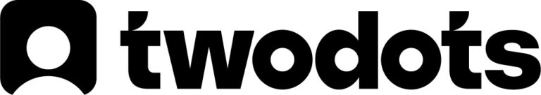 Two Dots_Logo Lockup_Black